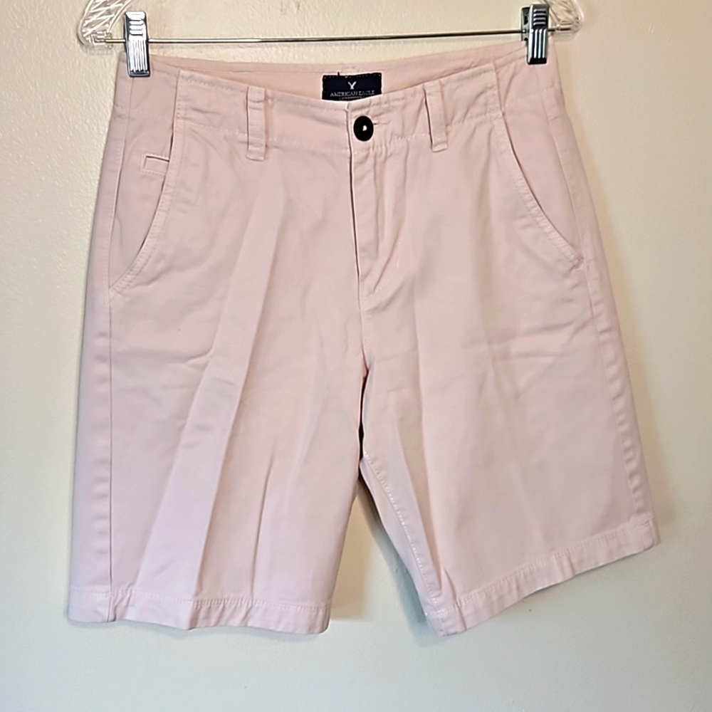 American Eagle Outfitters Pink Bermuda Shorts - 26